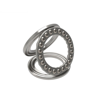 51104 Упорный шарикоподшипник – 20×35×10 мм, высокоскоростной плоский осевой подшипник для сельскохозяйственной техники (серия 51100)